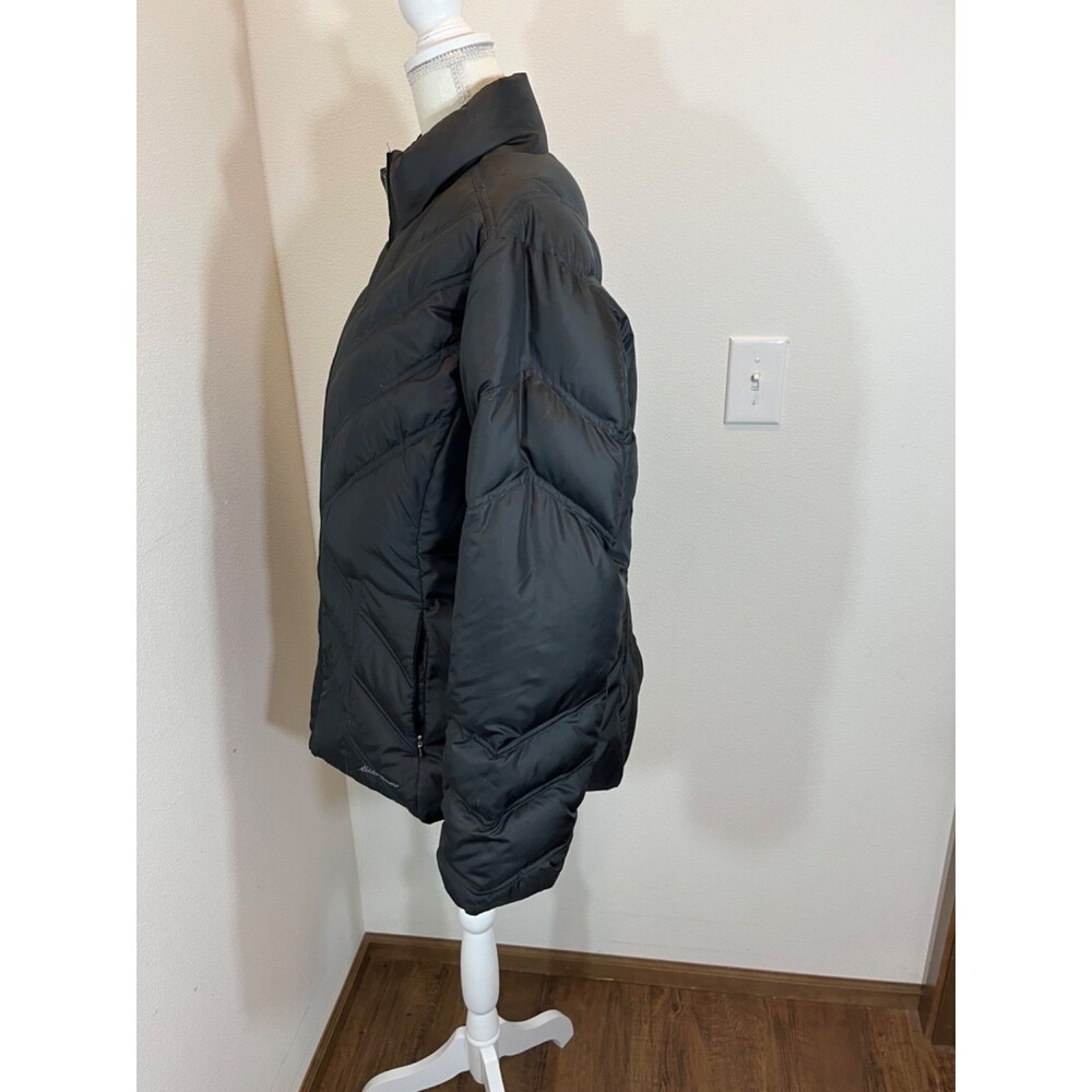 Eddie Bauer Women’s Black Long Sleeve High Neck Puff Winter Jacket XL - Picture 4 of 7